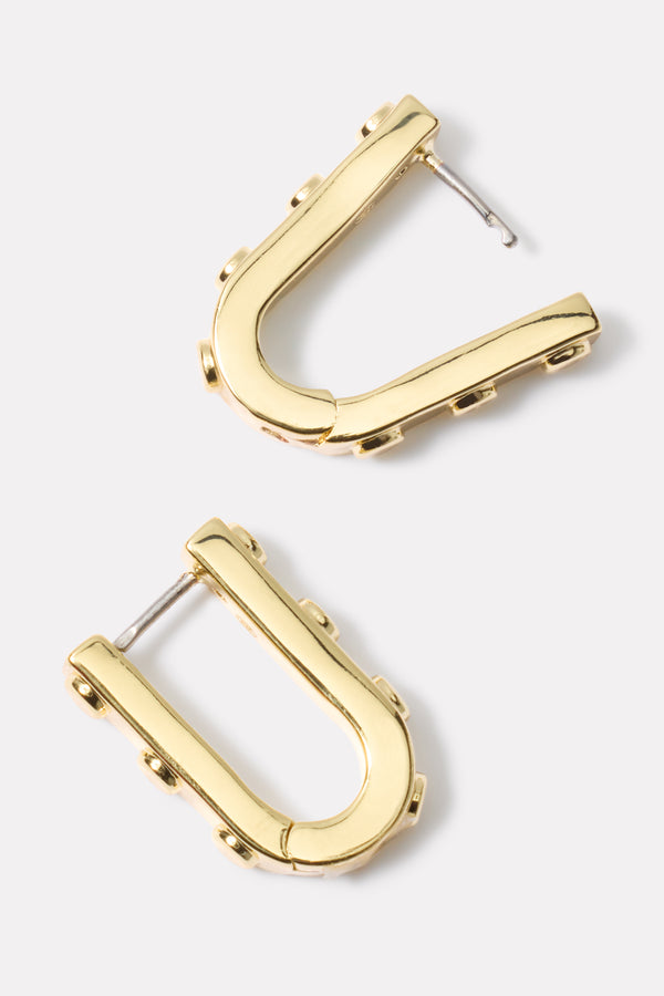 Everve Asher Link Hoops Gold