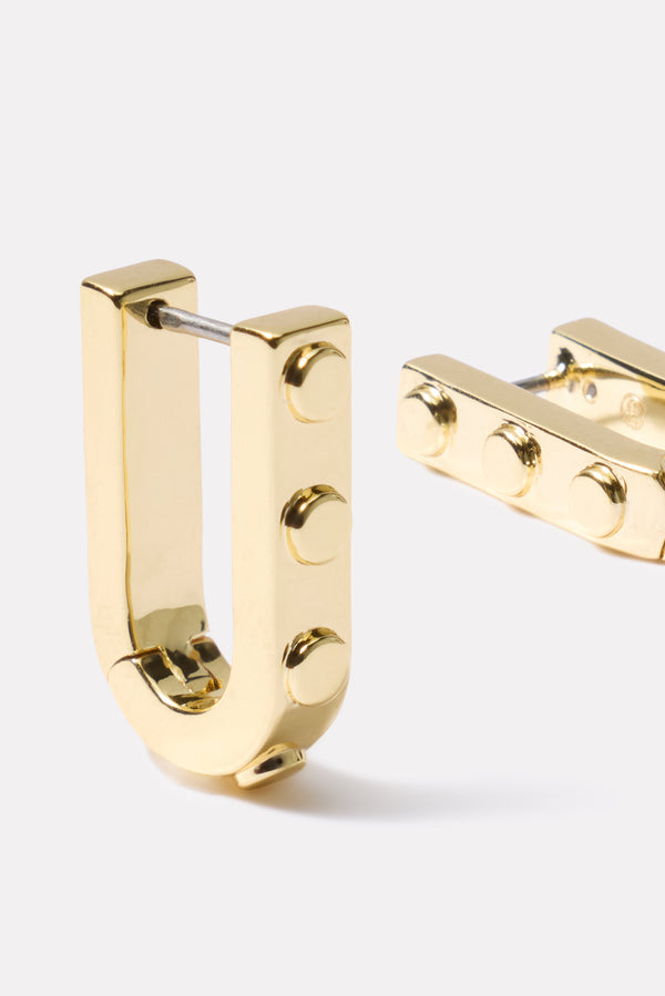 everve Asher Link Hoops Gold