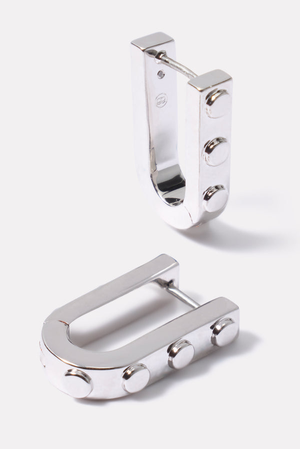 everve Asher Link Hoops Silver