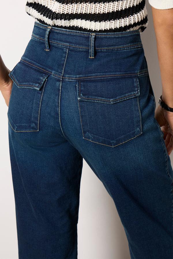 Everve Ashton Utility Jean Darkwash