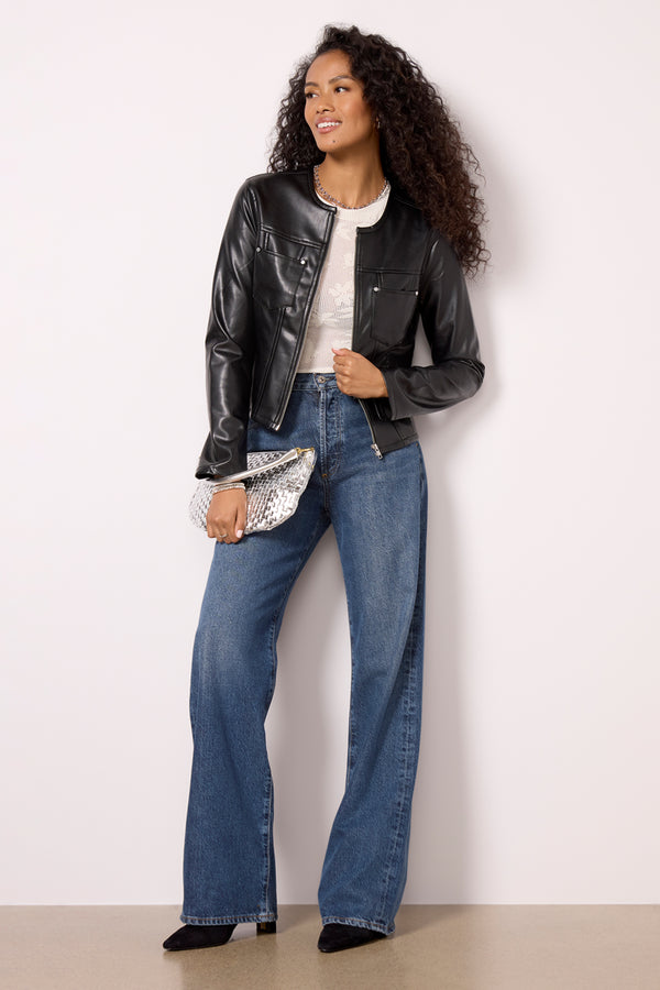 Everve Ashton Zip Moto Black