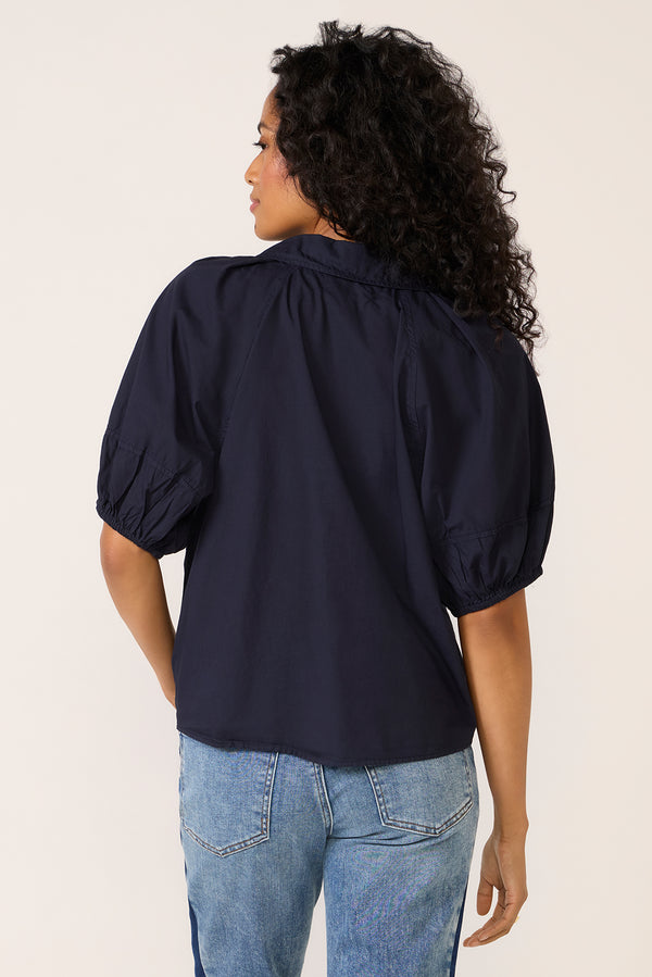 Everve Autumn Blouse Navy
