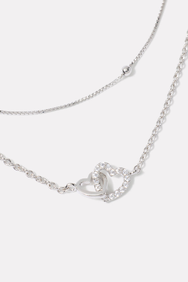 Everve Ava Infinity Necklace Silver