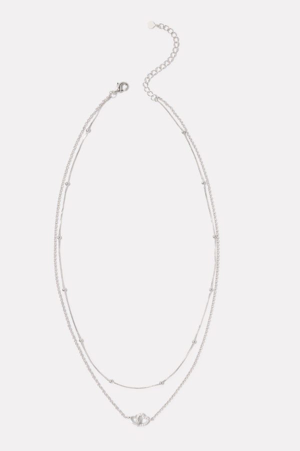 everve Ava Infinity Necklace Silver