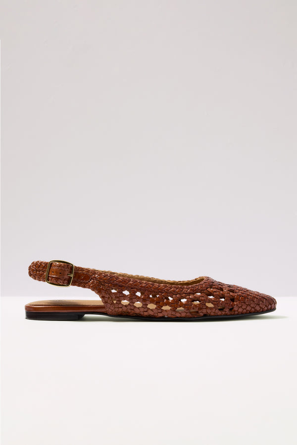Everve Avalon Woven Flat Tan