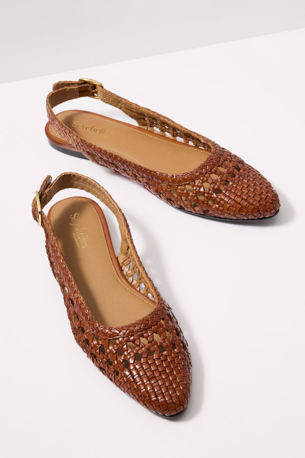 everve Avalon Woven Flat Tan