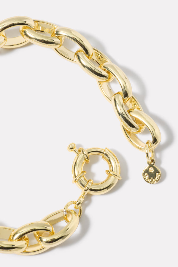 Everve Avery Statement Bracelet Gold