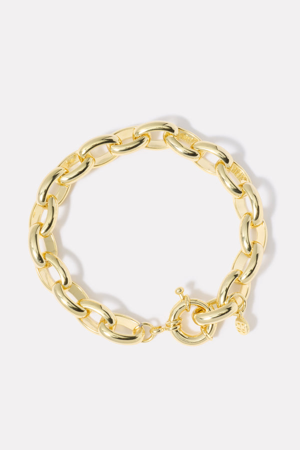 everve Avery Statement Bracelet Gold