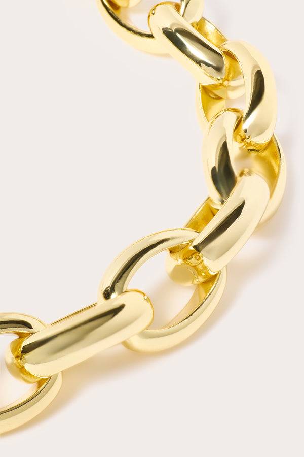 Everve Avery Statement Necklace Gold