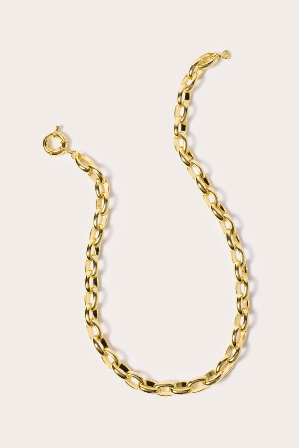 everve Avery Statement Necklace Gold
