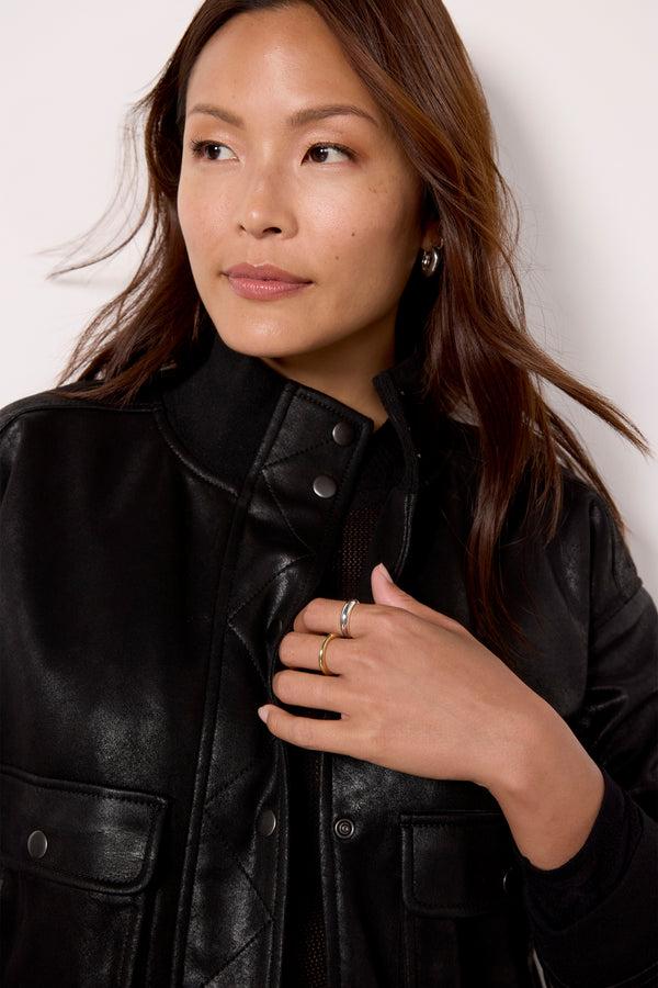 Everve Aviator Bomber Black