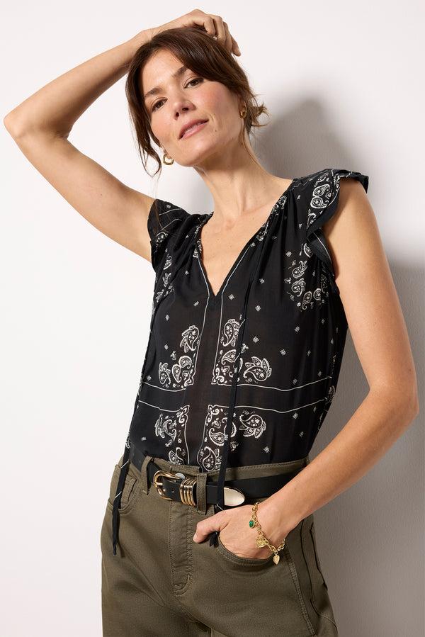 Everve Bandana Print Tank Bandanaprint