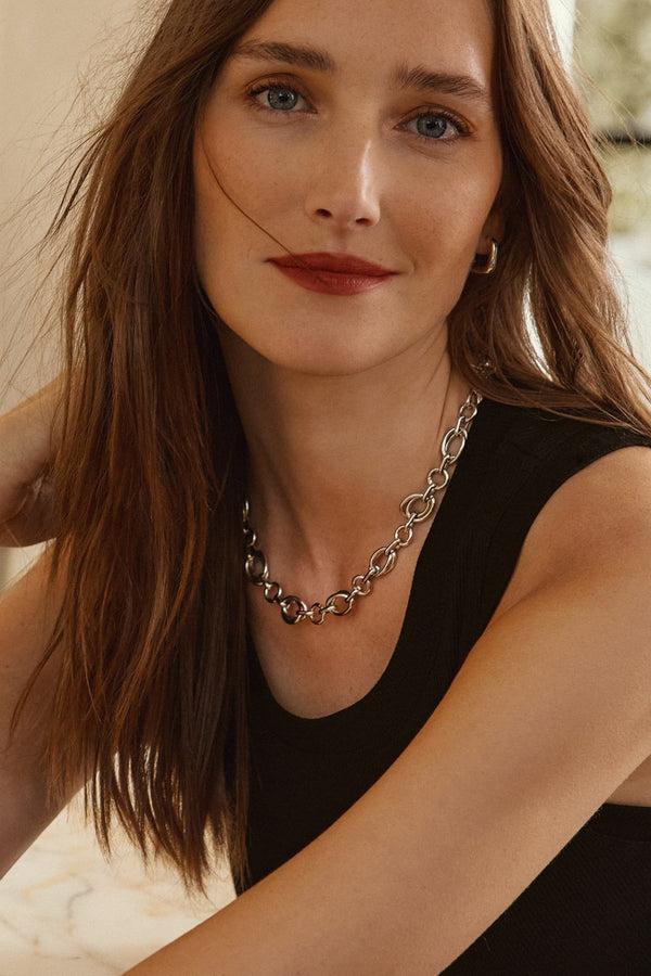 Everve Barrington Statement Chain Silver
