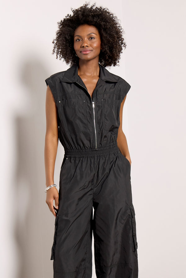 Everve Becca Jumpsuit Black