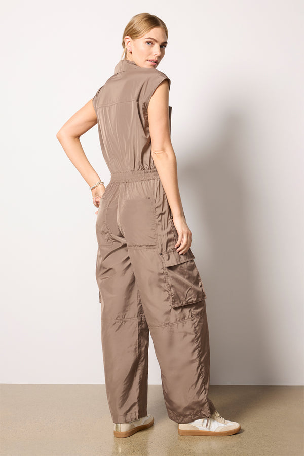 Everve Becca Jumpsuit Cedar