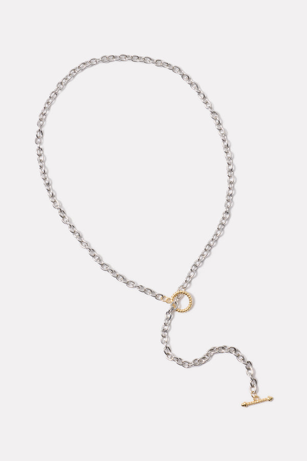 everve Belmont Long Necklace Gold/Silver