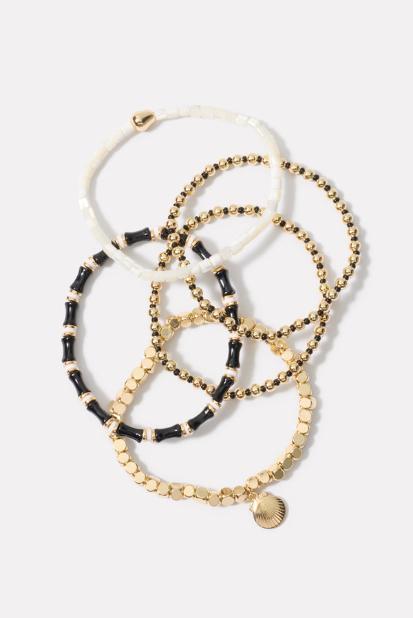 everve Bermuda Bracelet Pack Black/White