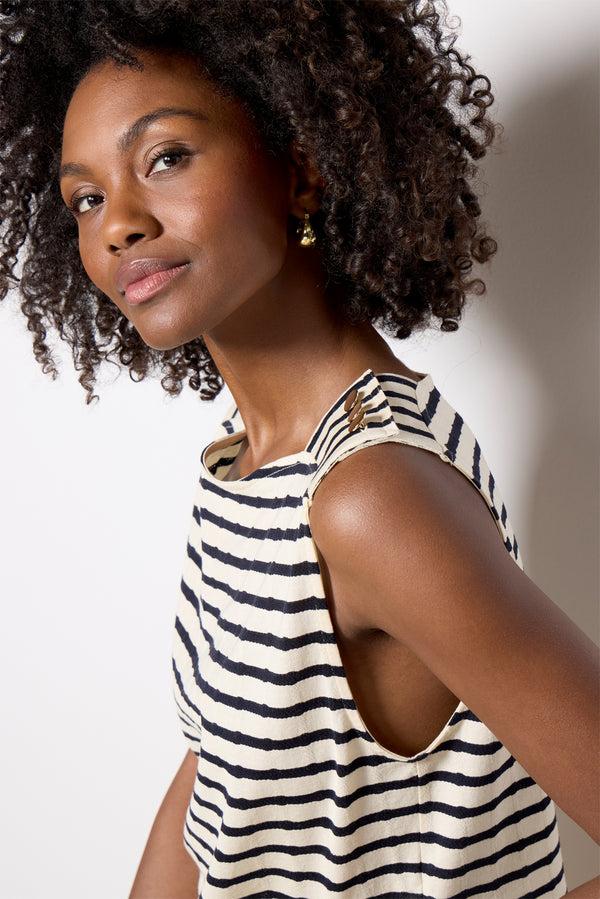 Everve Betina Tank Nightskystripe