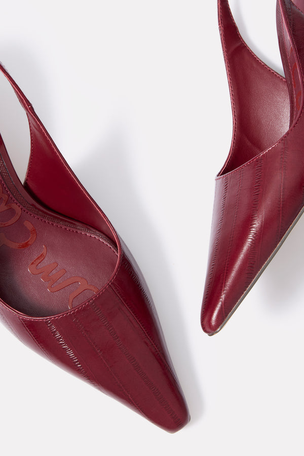 Everve Bianka Sling Back Merlot