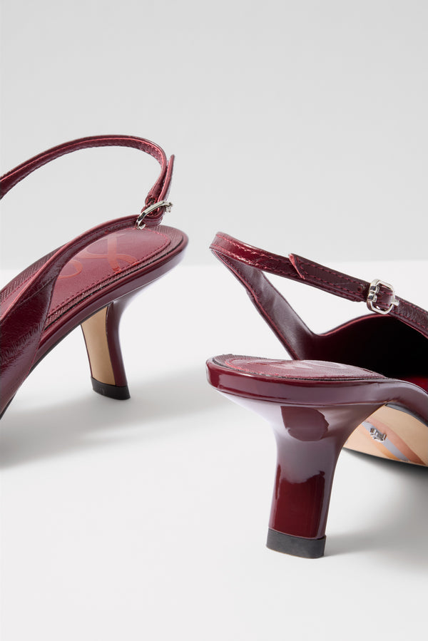 Everve Bianka Sling Back Merlot