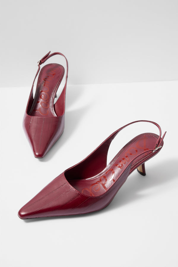 everve Bianka Sling Back Merlot