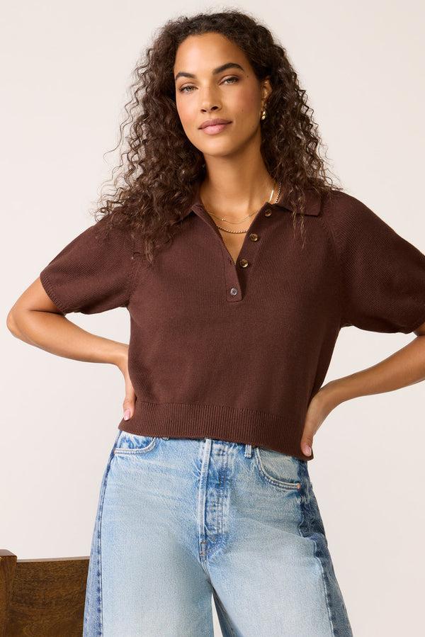 Everve Birch Top Pullover Tamarind