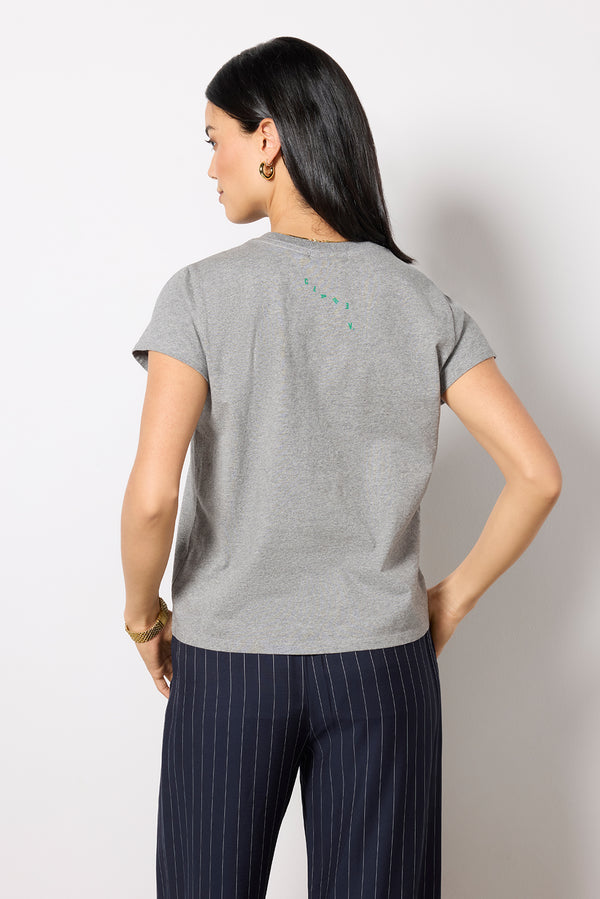 Everve Block Ciao Classic Tee Greymelange