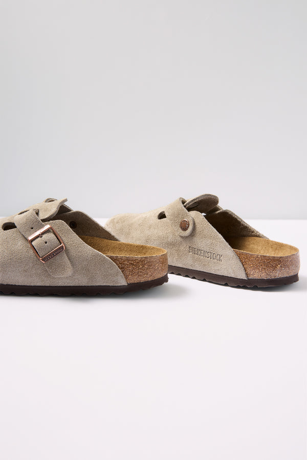 Everve Boston Clog Suedetaupe