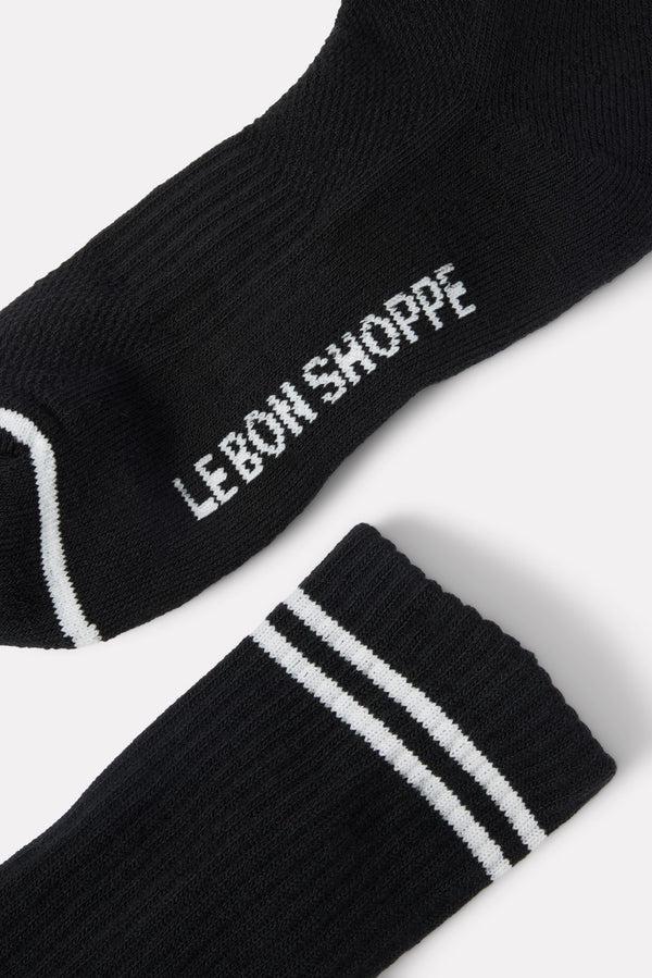 Everve Boyfriend Socks Black/White