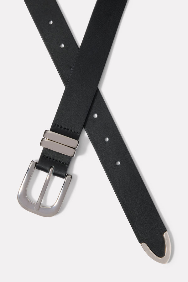 Everve Brantley Belt Black/Silver
