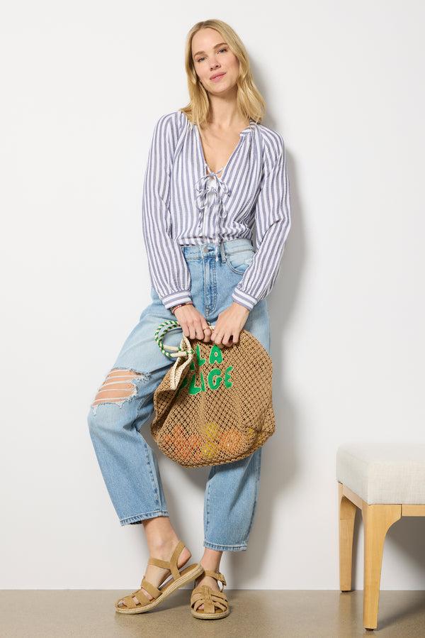 Everve Brielle Blouse Admiralstripe