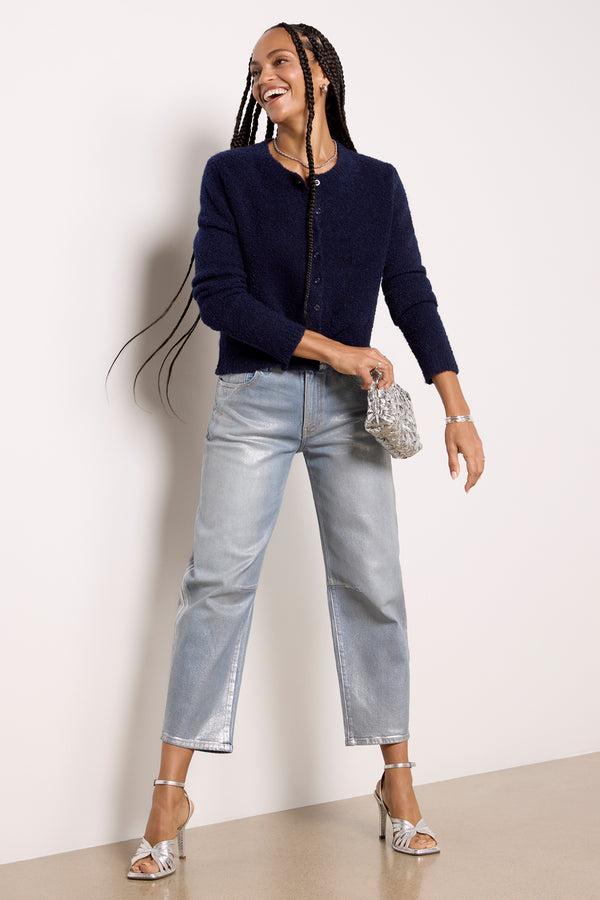 Everve Brooke Cardigan Peacoat