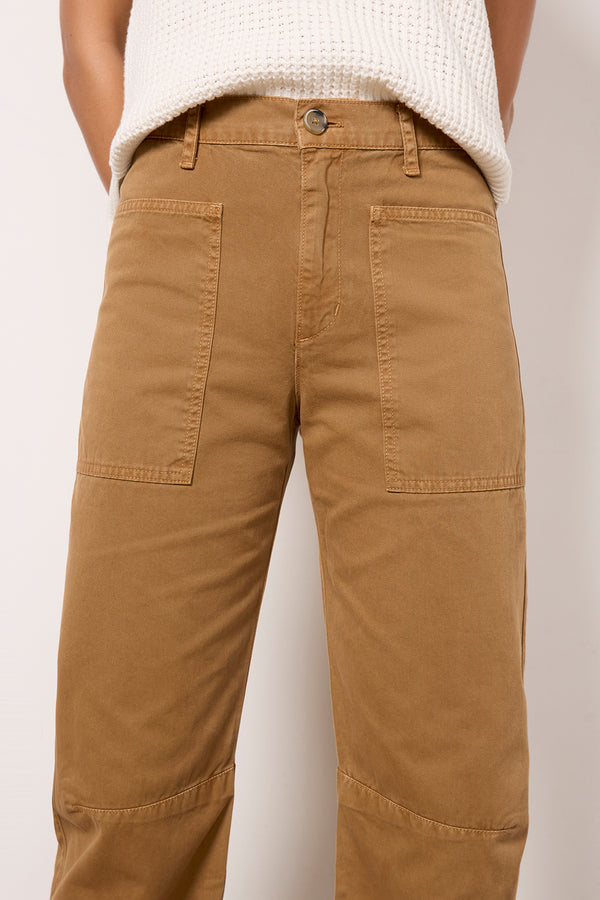 Everve Brylie Barrel Leg Pant Clove