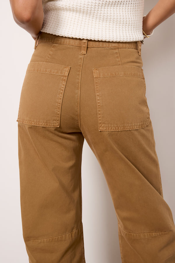 Everve Brylie Barrel Leg Pant Clove