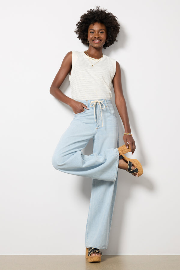 everve Brynn Drawstring Trouser Portola