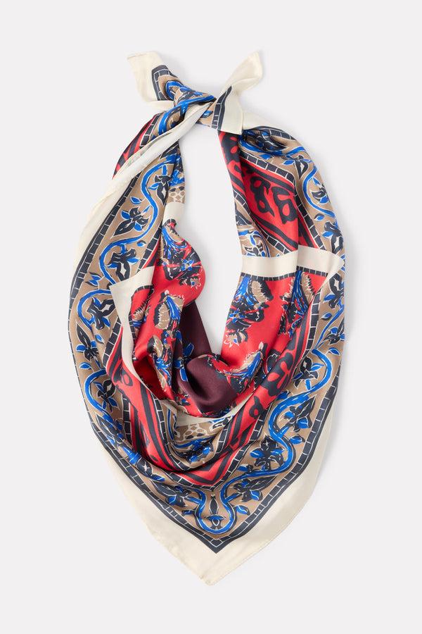 everve Burke Block Print Bandana Multi