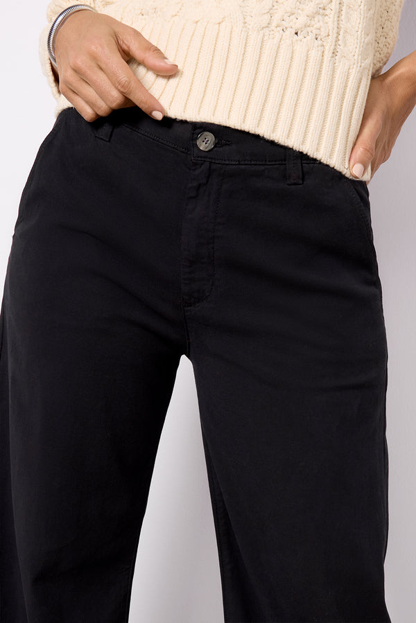 Everve Caden Wide Leg Superblack