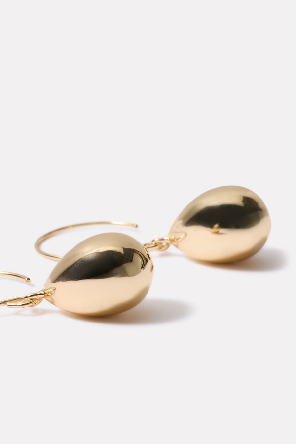 Everve Cal Threaded Drop Earring Gold