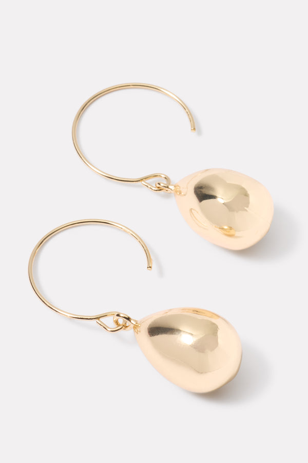 everve Cal Threaded Drop Earring Gold