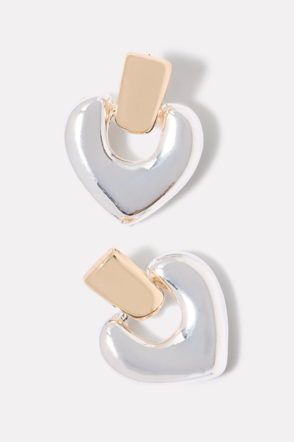 everve Caldwell Heart Knockers Gold/Silver