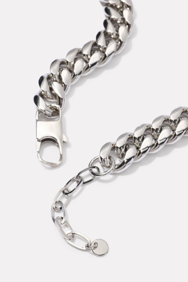 Everve Cali Statement Curb Chain Silver