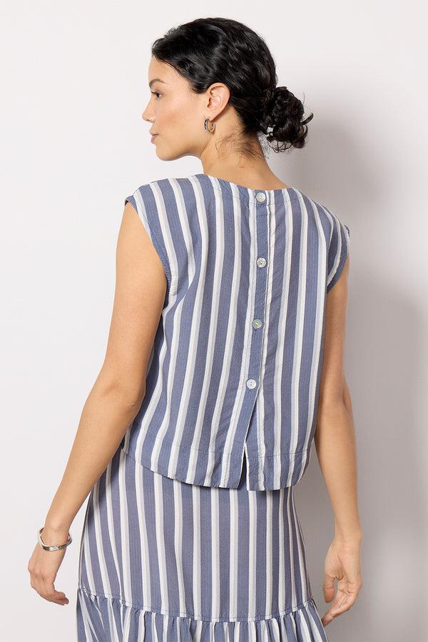 Everve Cali Stripe Shell Bluemarinastripe