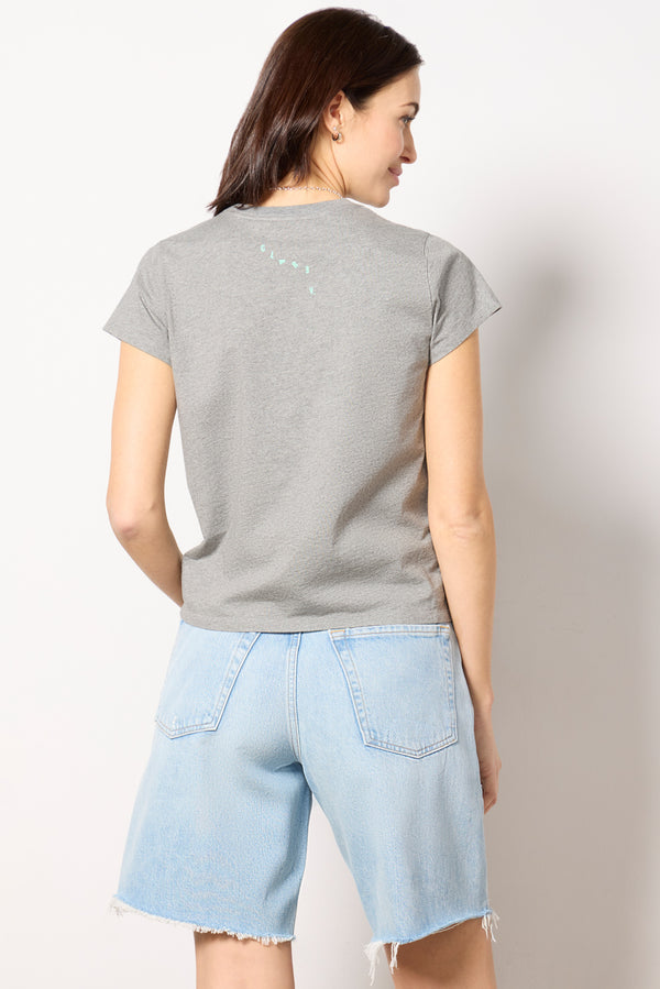 Everve Californie Classic Tee Greymelange