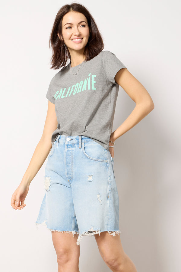 everve Californie Classic Tee Greymelange