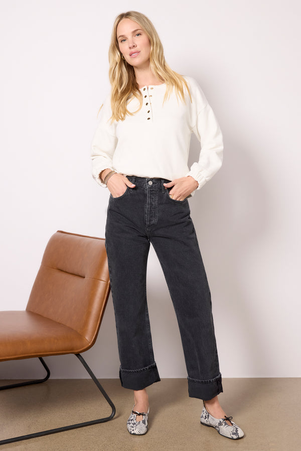 Everve Callan Sweatshirt Porcelain