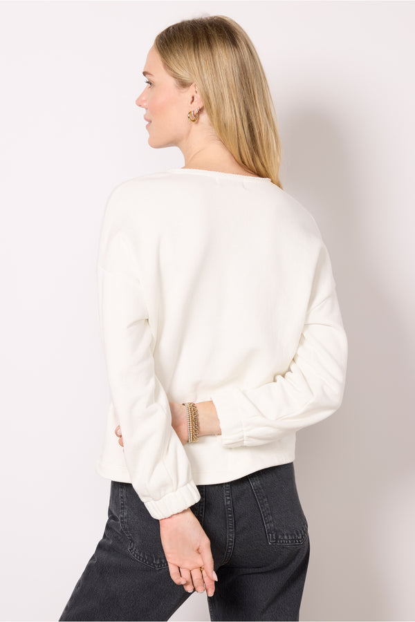 Everve Callan Sweatshirt Porcelain