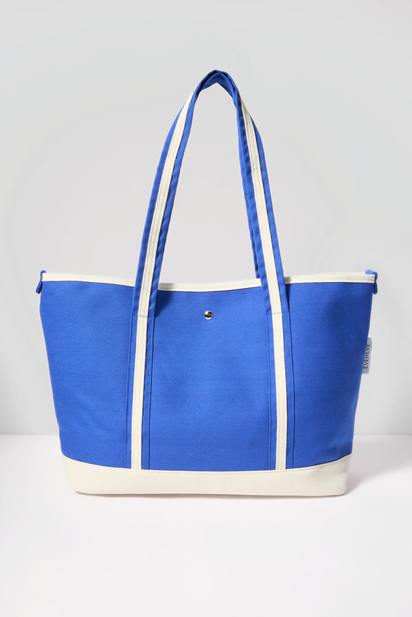 everve Cameron Canvas Tote Bag Blue