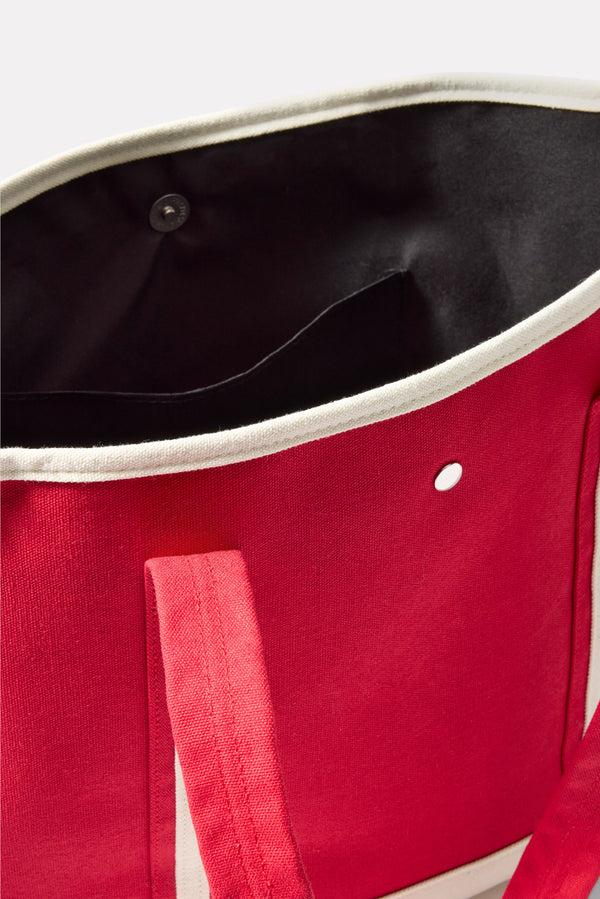 Everve Cameron Canvas Tote Bag Red