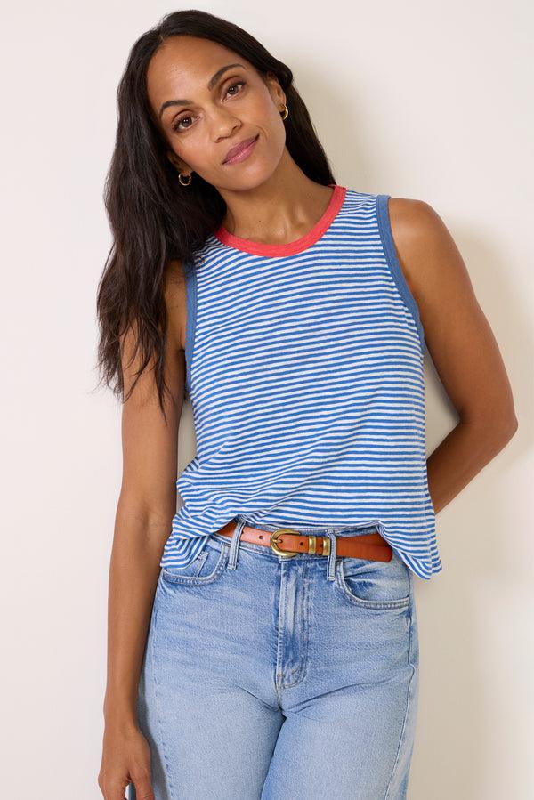 Everve Camp Fit Tank Ministripe