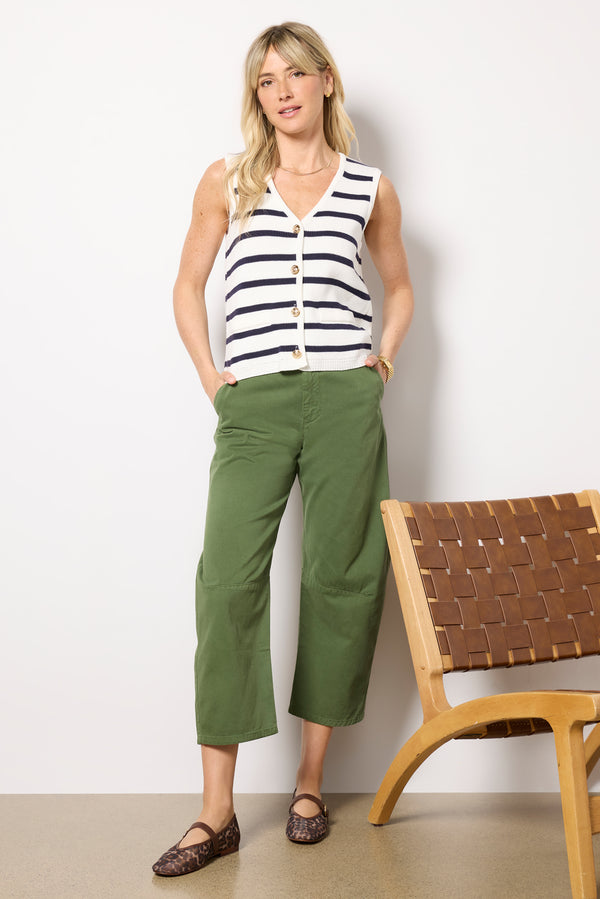 Everve Capri Lady Like Vest White/Navy